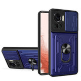 Sliding Camshield TPU+PC Phone Case with Card Slot