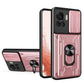 Sliding Camshield TPU+PC Phone Case with Card Slot