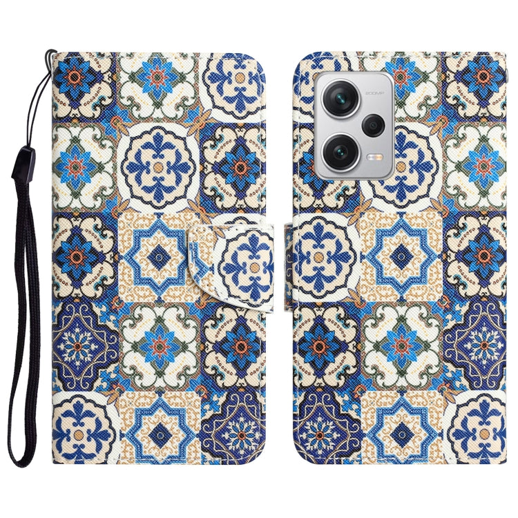 Colored Drawing Leather Phone Case