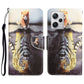 Colored Drawing Leather Phone Case