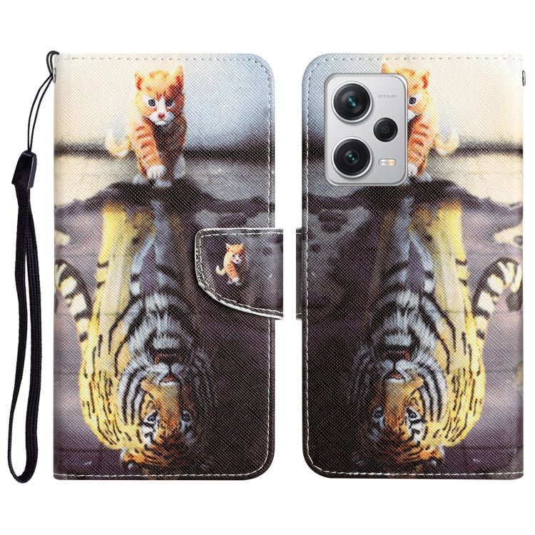 Colored Drawing Leather Phone Case
