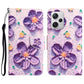 Colored Drawing Leather Phone Case