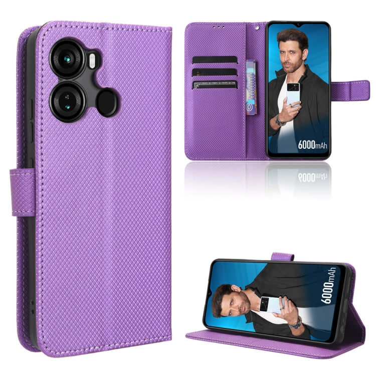 Diamond Texture Leather Phone Case