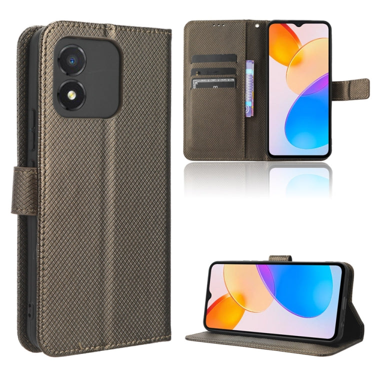 Diamond Texture Leather Phone Case