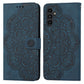 Mandala Embossed Flip Leather Phone Case
