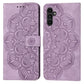 Mandala Embossed Flip Leather Phone Case
