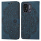 Mandala Embossed Flip Leather Phone Case