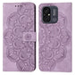 Mandala Embossed Flip Leather Phone Case