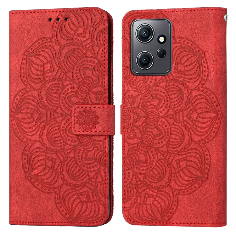 Mandala Embossed Flip Leather Phone Case