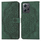 Mandala Embossed Flip Leather Phone Case