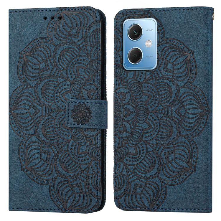 Mandala Embossed Flip Leather Phone Case