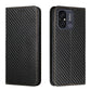Carbon Fiber Texture Magnetic Flip Leather Phone Case