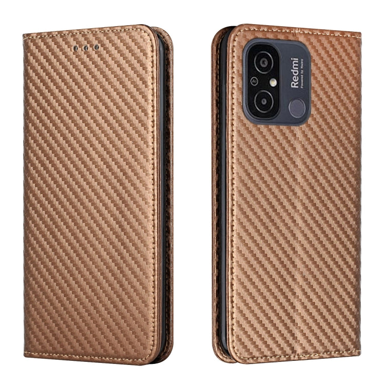 Carbon Fiber Texture Magnetic Flip Leather Phone Case