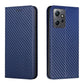 Carbon Fiber Texture Magnetic Flip Leather Phone Case