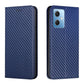 Carbon Fiber Texture Magnetic Flip Leather Phone Case