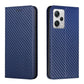 Carbon Fiber Texture Magnetic Flip Leather Phone Case