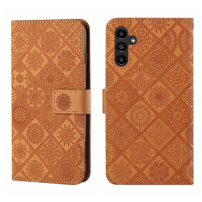 Ethnic Style Embossed Pattern Leather Phone Case