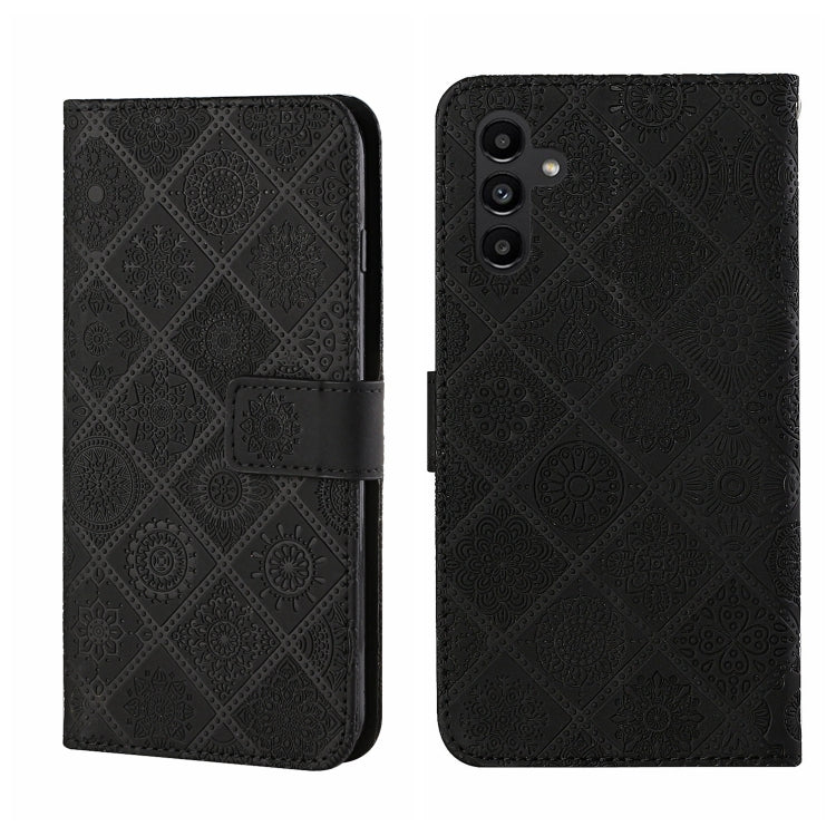 Ethnic Style Embossed Pattern Leather Phone Case