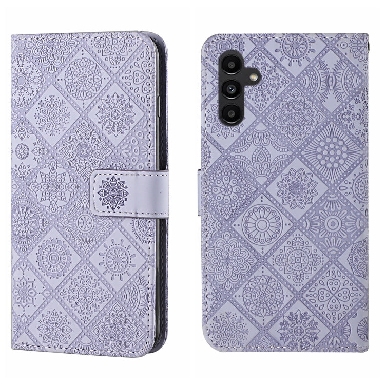 Ethnic Style Embossed Pattern Leather Phone Case
