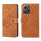 Ethnic Style Embossed Pattern Leather Phone Case