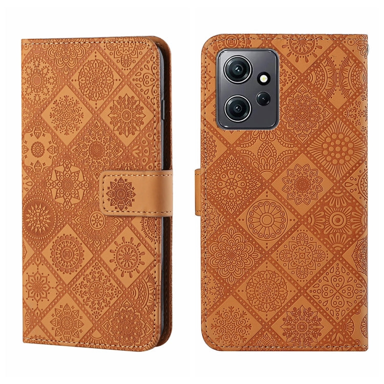 Ethnic Style Embossed Pattern Leather Phone Case
