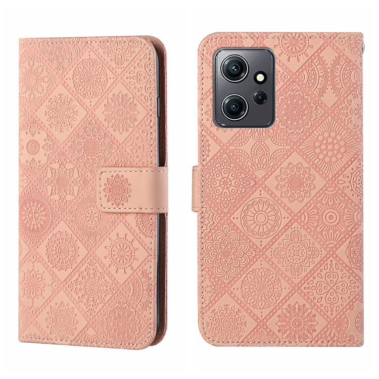 Ethnic Style Embossed Pattern Leather Phone Case