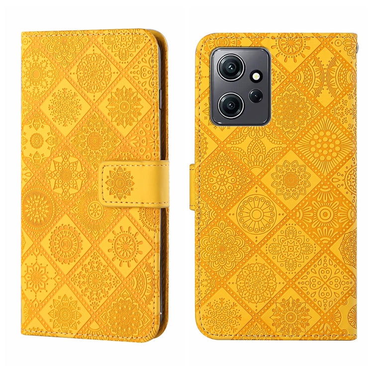 Ethnic Style Embossed Pattern Leather Phone Case