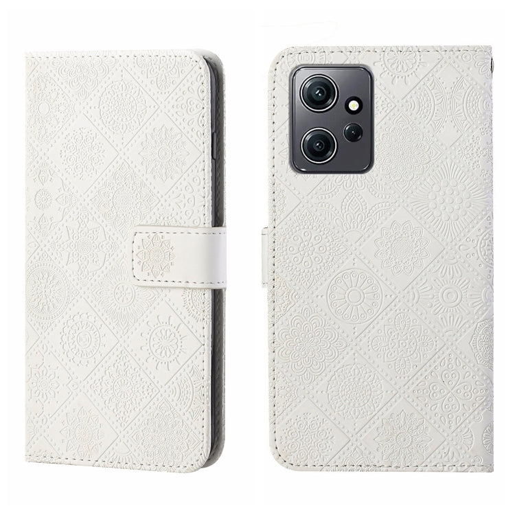 Ethnic Style Embossed Pattern Leather Phone Case