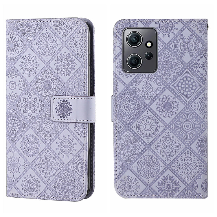 Ethnic Style Embossed Pattern Leather Phone Case