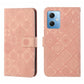 Ethnic Style Embossed Pattern Leather Phone Case
