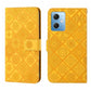 Ethnic Style Embossed Pattern Leather Phone Case