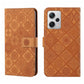 Ethnic Style Embossed Pattern Leather Phone Case