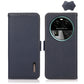 KHAZNEH Side-Magnetic Litchi Genuine Leather RFID Phone Case