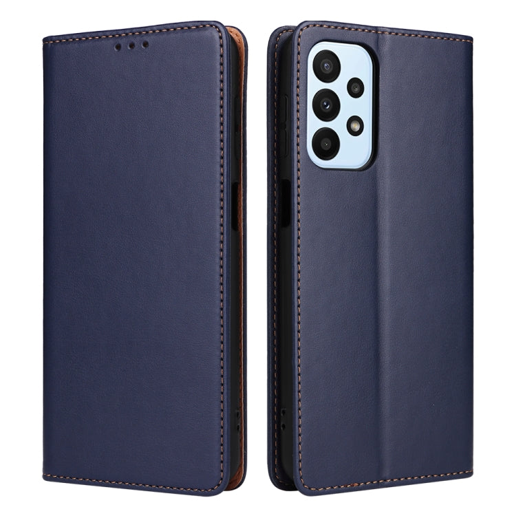 Fierre Shann PU Genuine Leather Texture Leather Phone Case