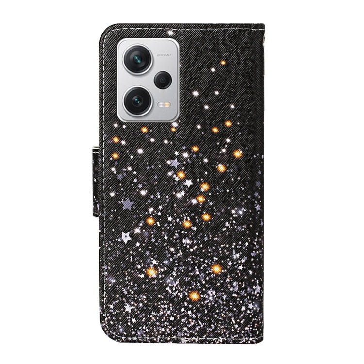 Colored Drawing Pattern Flip Leather Phone Case