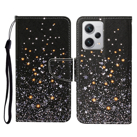 Colored Drawing Pattern Flip Leather Phone Case