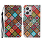 Colored Drawing Pattern Flip Leather Phone Case