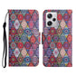 Colored Drawing Pattern Flip Leather Phone Case