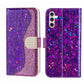 Laser Glitter Powder Crocodile Texture Leather Phone Case