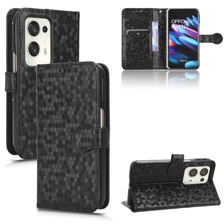 Honeycomb Dot Texture Leather Phone Case