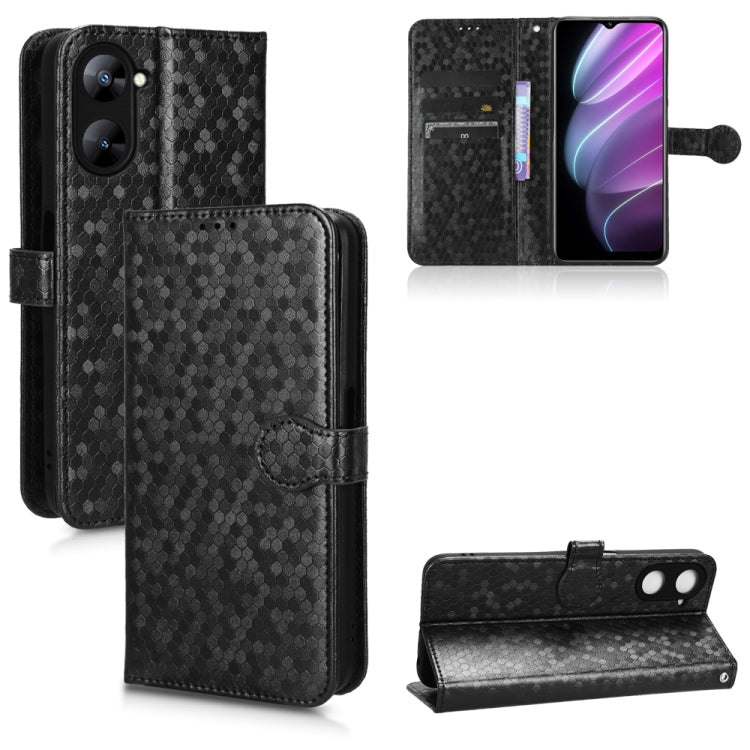 Honeycomb Dot Texture Leather Phone Case