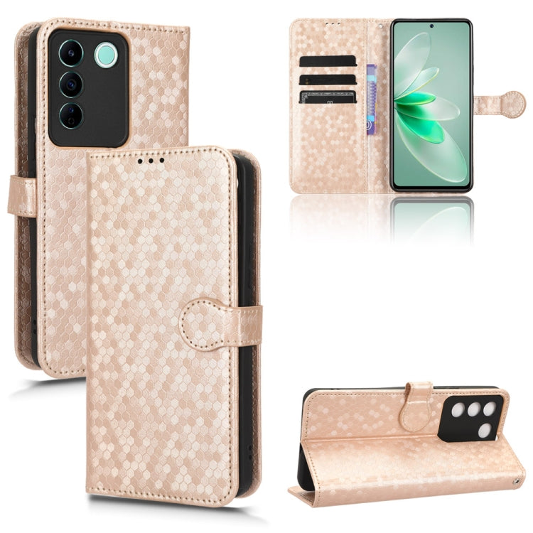 Honeycomb Dot Texture Leather Phone Case