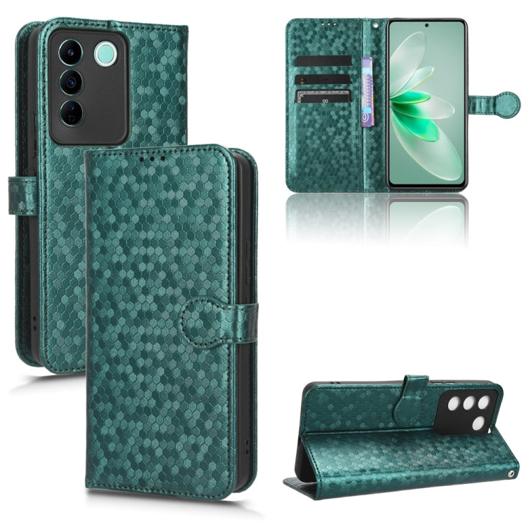 Honeycomb Dot Texture Leather Phone Case