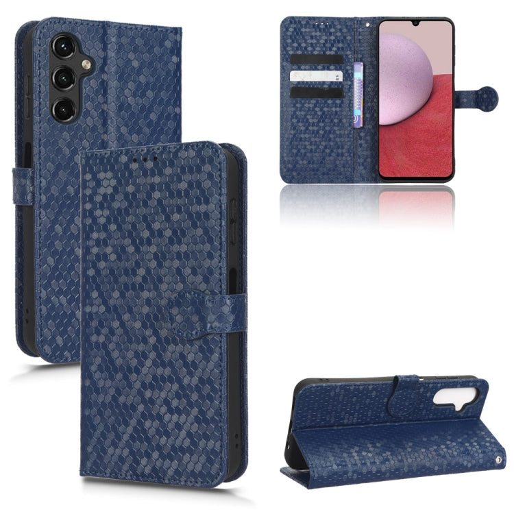 Honeycomb Dot Texture Leather Phone Case