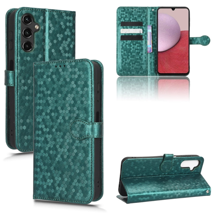 Honeycomb Dot Texture Leather Phone Case