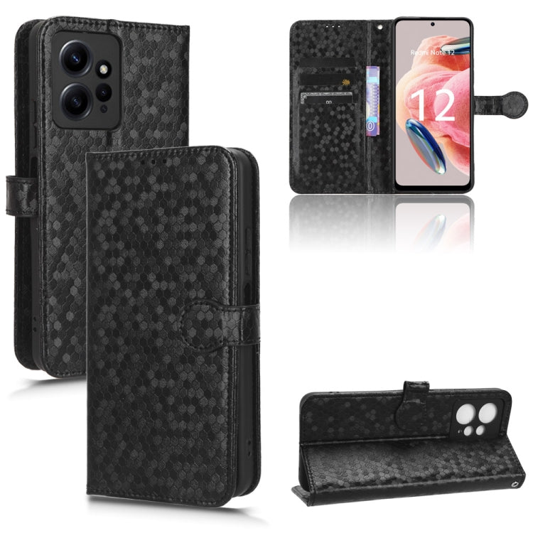 Honeycomb Dot Texture Leather Phone Case