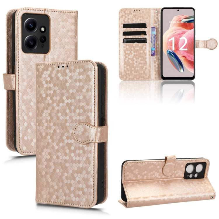 Honeycomb Dot Texture Leather Phone Case