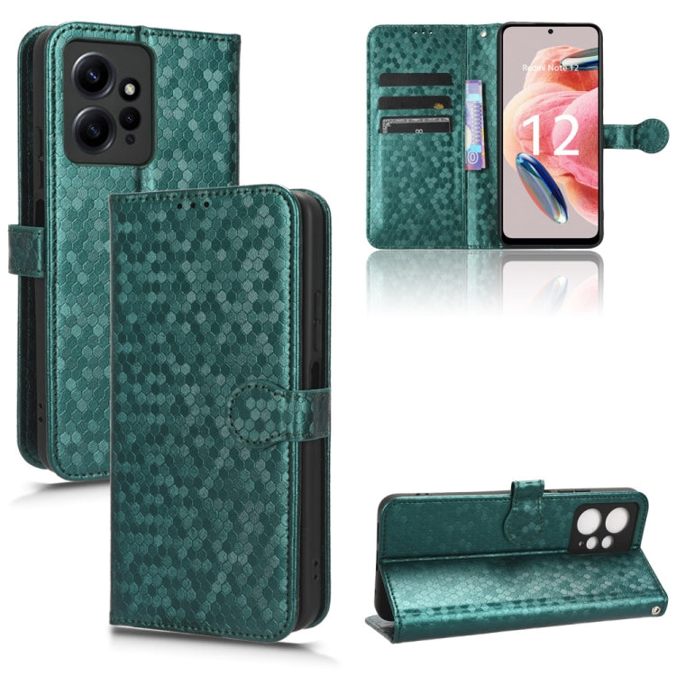 Honeycomb Dot Texture Leather Phone Case