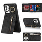Retro Ring and Zipper RFID Card Slot Phone Case