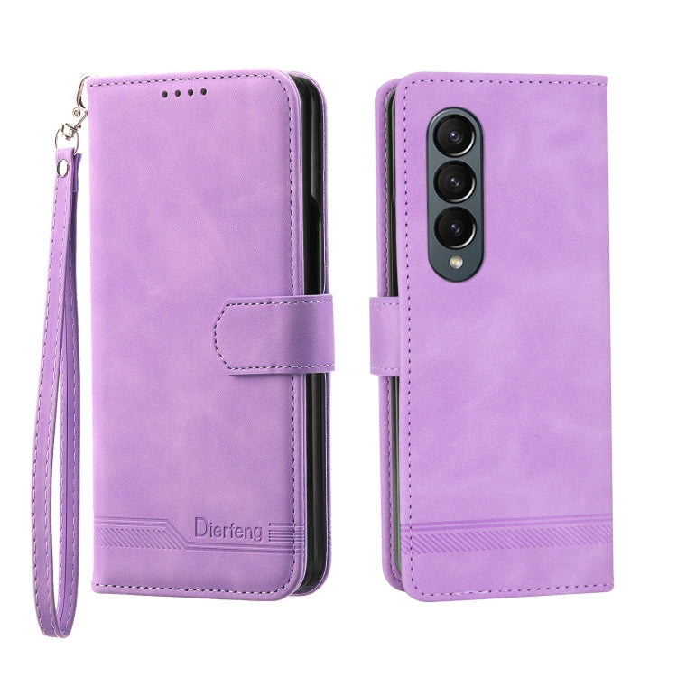 Dierfeng Dream Line TPU + PU Leather Phone Case